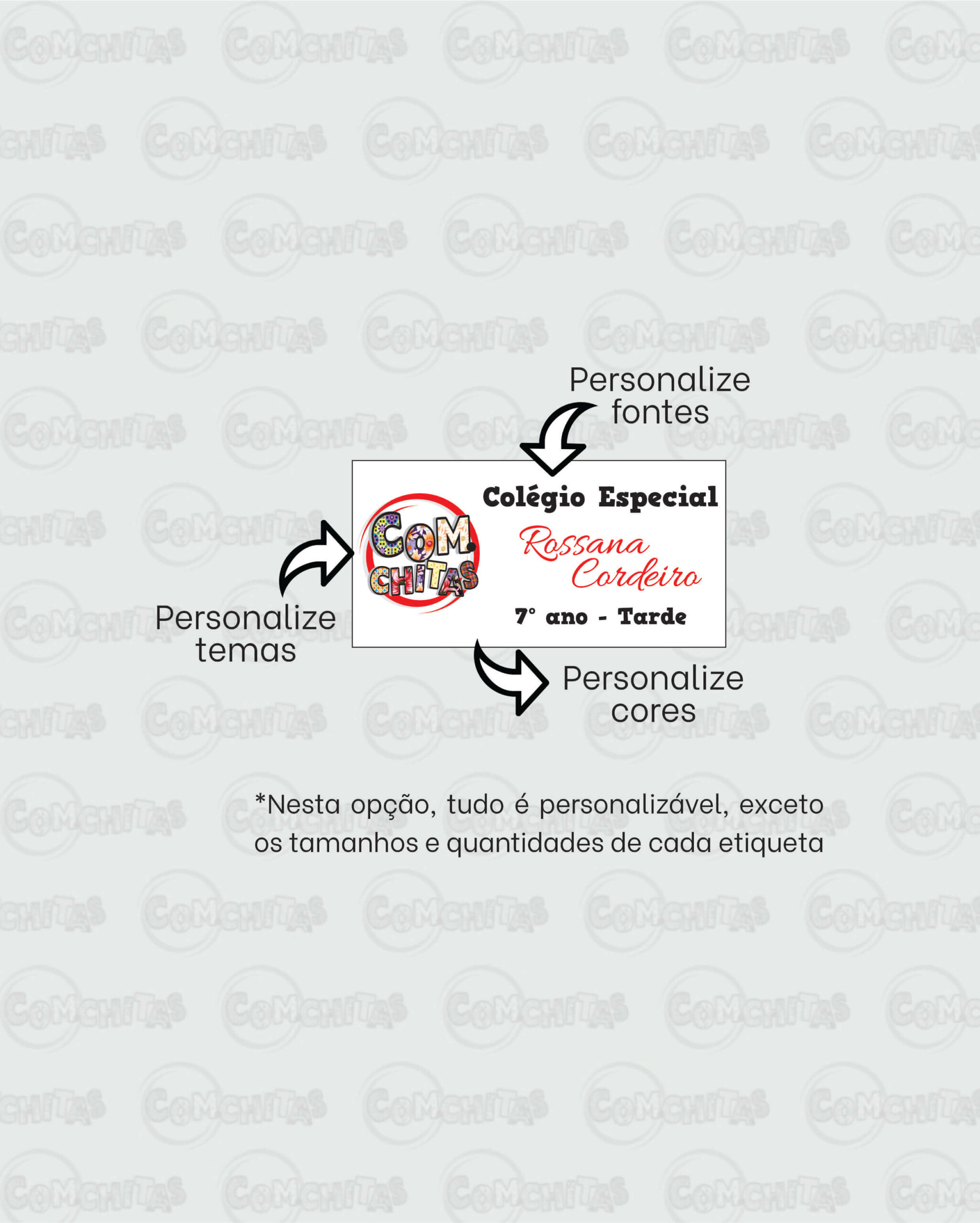 estiqueta escolar com arte personalizada estiqueta escolar com arte personalizada